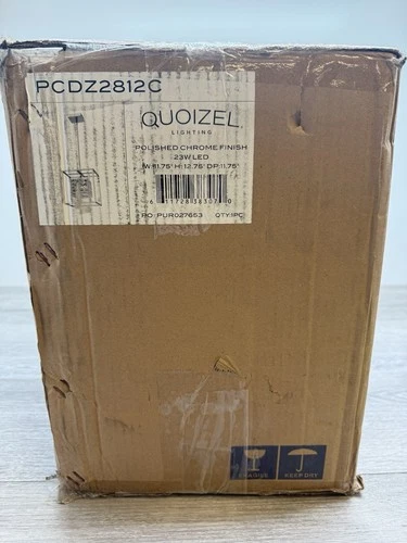 Quoizel PCDZ2812C Dazzle 12"W Crystal Pendant - Polished Chrome *Used* - Picture 1 of 7