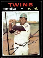 1971 Topps Tony Oliva VG+ (MK) Minnesota Twins #290
