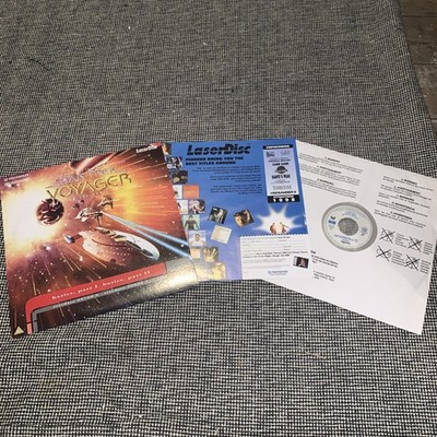 Star Trek Voyager Basics 1 & 2 Laserdisc PAL Pioneer (NOT DVD / blu ray)