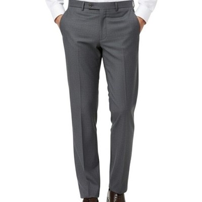Jack Victor Riviera NWT Men Black Label Crew Pant Stretch Waist Wool Blend XL 44