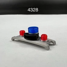 1/43 Vintage Red Beacon Blue Beacon With Siren Speaker Lightbar Police