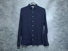 Suitsupply Linen Casual Shirt Longsleeve Slim Fit Mens Size 41/42 16/16 L