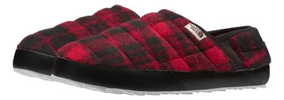 The North Face Thermoball Traction Mule V Women's US 5 Red Plaid Slipper JOBB569