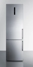 Summit 24" Wide, Bottom Freezer Refrigerator, Left Hand Door, FFBF181ES2LHD