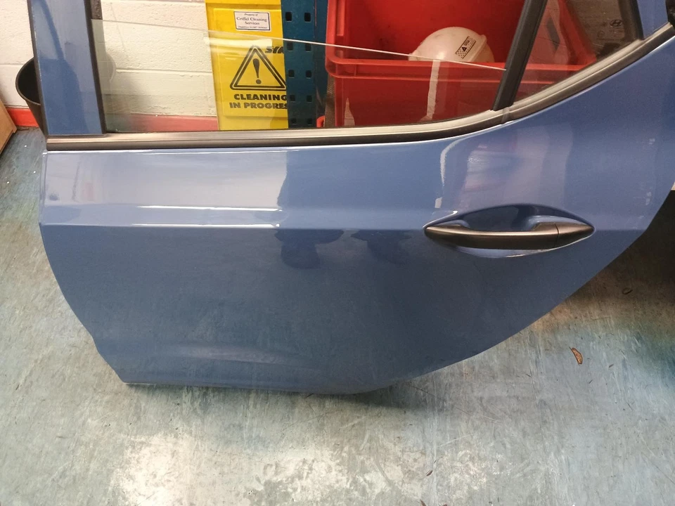 Rear Door HYUNDAI I10 Blue Left Passenger N/S 2014-2021 - Image 3 of 4