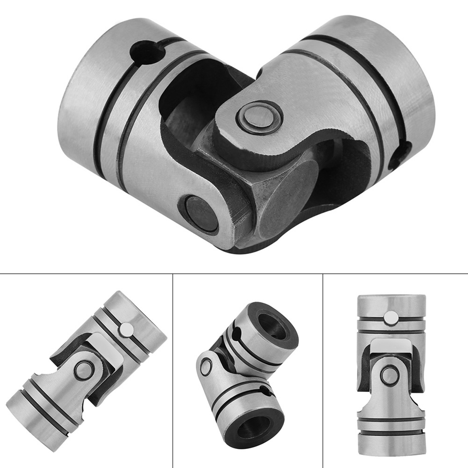 12mm Dia Shaft Coupling Motor Connector Steel Universal Joint 12×23×52mm.☜