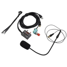 Hands Free Microphone PTT Finger Key Cable for ICom IC2720 IC2730 2820 V8000 
