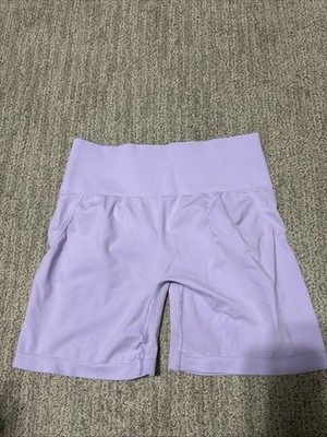 Oner Active Short Effortless Seamless White Logo Lavender Purple Large