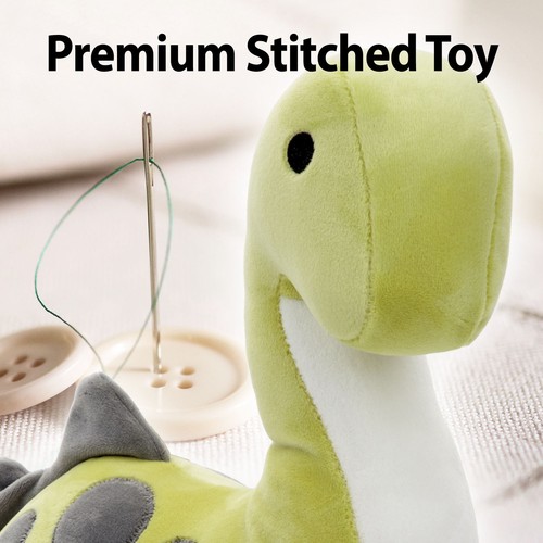 Grüner Diplodocus 30 cm Plüsch - Oh so weicher süßer Stoff Dinosaurier Spielzeug - Bild 2 von 7