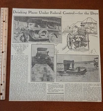 Drinking Places Under Federal Control for Drys Boston Evening Transcript 1920