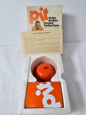 VTG 1973 Parker Brothers Pit Trading Card Game w/ Orange Bell Complete No. 661