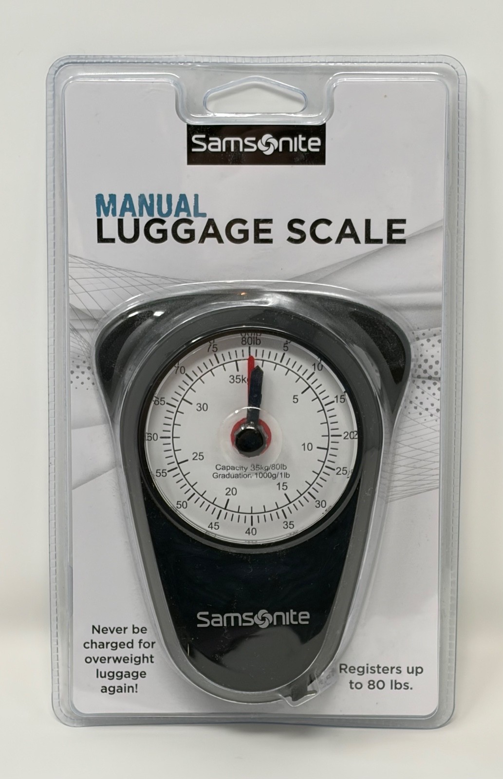 Scale Analog Manual Up To 80lbs Weight Black - New Sealed