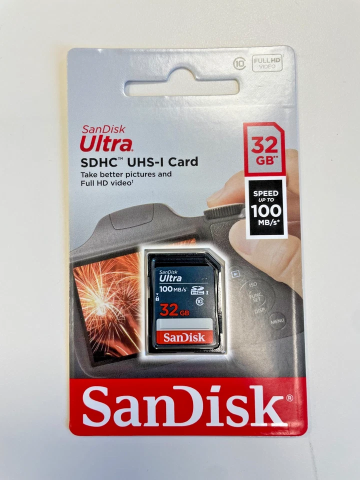 SanDisc Ultra 32GB SDHC Memory Card UHS-1 Class 10 High Speed New - Image 2 of 3