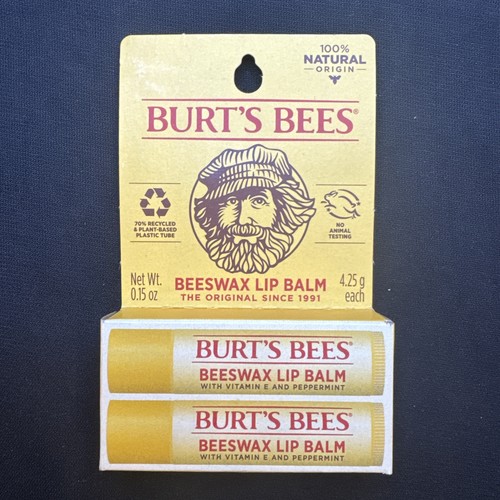 15 Burt's Bees Lip Balms Assortments Pomegranate Wild Cherry Vanilla Peppermint - Picture 2 of 6