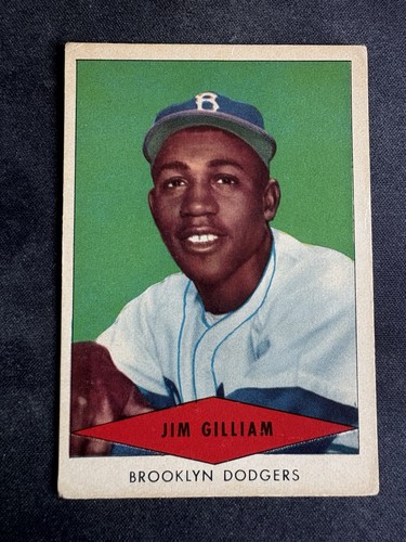 Jim Gilliam 1954 Red Heart card