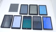 Lot of 9 Cosmetically Good Various Tablets For Parts - Galaxy A / Contixo V10
