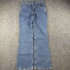 Vintage Womens Wrangler Premium Straight Leg Classic Blue Denim Jeans W28xL31