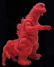 Y-MSF YMSF Red Godzilla (1967) 6 inch figure & Infant Miniya figure