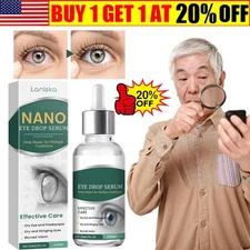 Nano Eye Drops Serum,Natural Nano Lubricant Eye Drops for Dry Eye Presbyopia