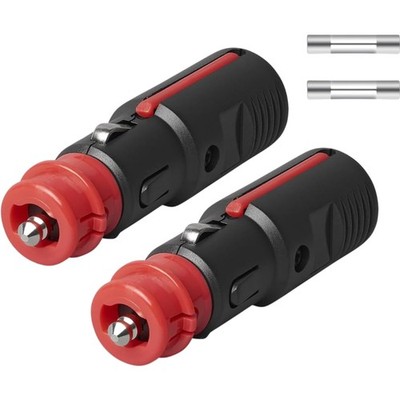 Kompakter DIN/ZIG Stecker für maximale Kompatibilität und Sicherheit - 2 Stück