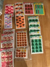 HUGE LOT Vintage Wilton Royal Icing Decorations 15+ packages - NOS