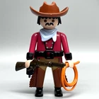 Playmobil Mexican Cowboy Western Man Male Adult Figure Chaps Rifle Vintage 7273
