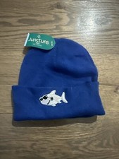 NWT Juncture Kids Toddler Blue Shark Beanie