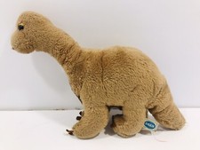 Vintage 1980 Dakin Brown Brontosaurus Dinosaur plush RARE