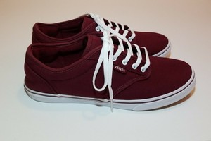 maroon vans womens