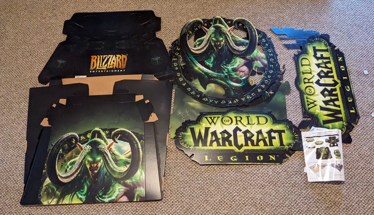 World Of Warcraft Legion Store Display Standee Promo Demo