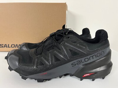 Wmns Salomon Speedcross 5 GTX GoreTex H2OPROOF Black Phantom