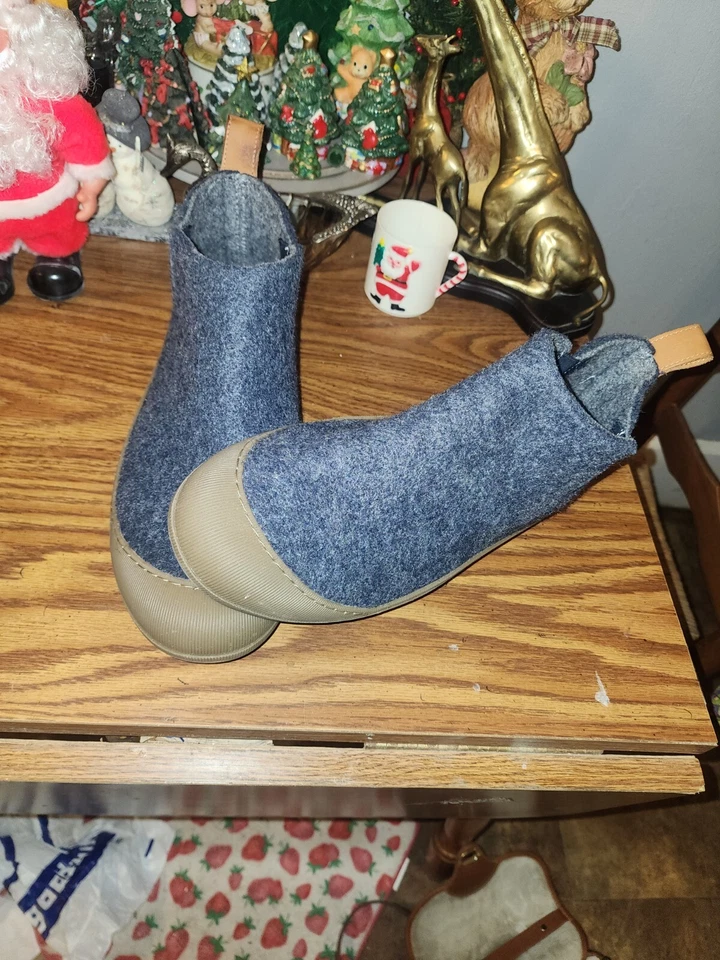 Rhodes Outdoor Wool Slipper Boot, Genuine Leather Strap, Rubber Sole, Mens 12 - image 3 of 4