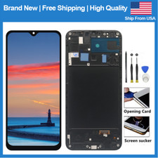 For Samsung Galaxy A20 A205 2019 LCD TouchScreen with Frame Assembly Replacement