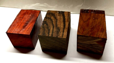 3 Exotic Woods  Crafts Woodworking Projects Bottle Stoppers Lathe Turning Knobs