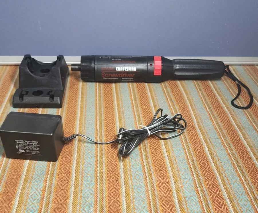 Sears Craftsman Cordless Screwdriver Model 315.111820 Charger Pre owned
