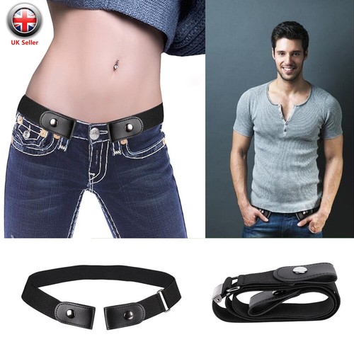 Buckle-Free Elastic Belts Men's Women's 
