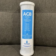 Activated Carbon Block Water Filter Replacement   10 inch 5 Micron   ACB