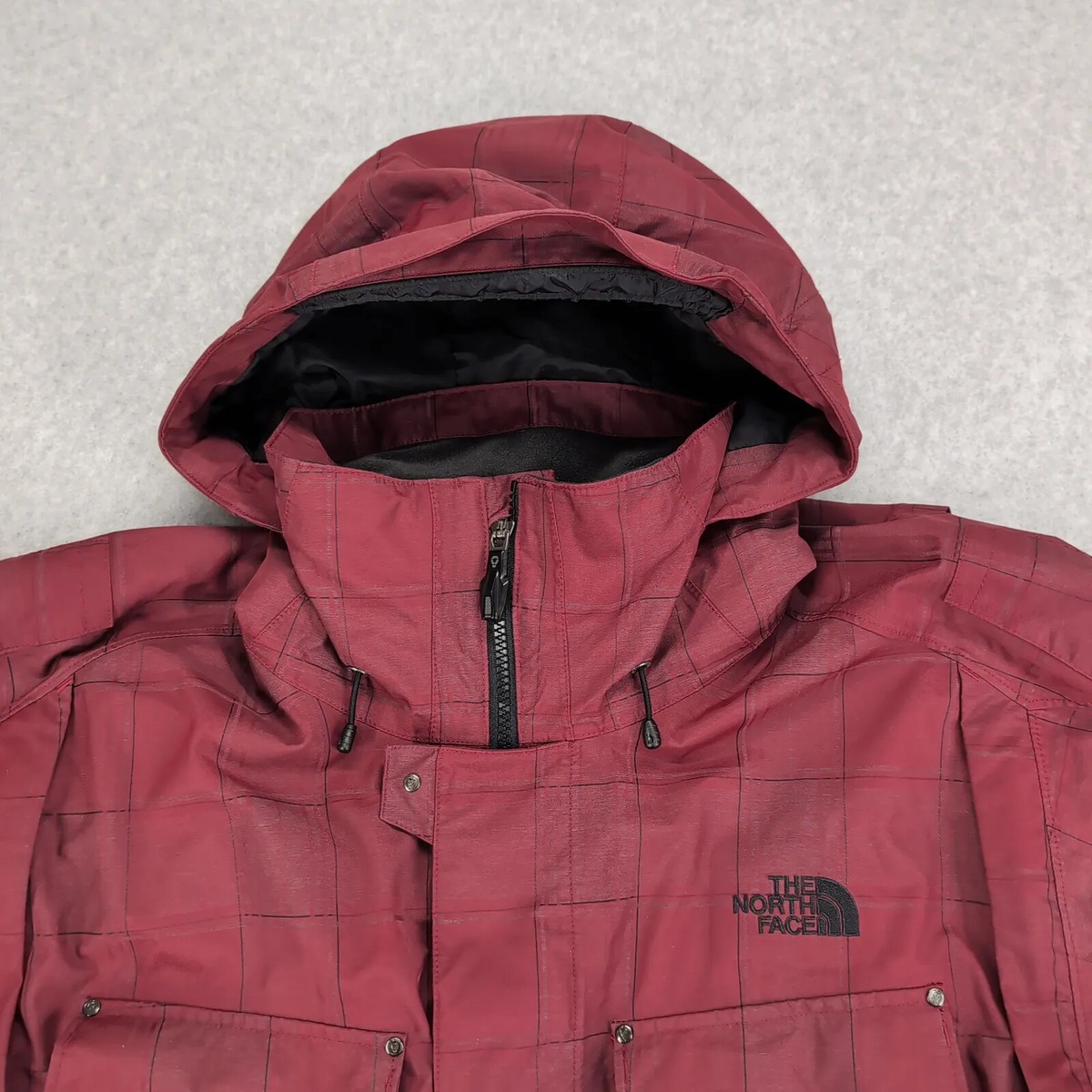 The North Face Jacket Mens Large Red Cryptic Recco Hyvent The North Face Jacket Mens Large Red Cryptic Recco Hyvent