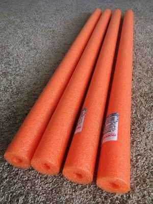 orange pool noodles