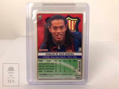 Ronaldinho Trading Card FC Barcelona 2004 Mundi Cromo AS #48 - Football Brazil - Picture 5 of 7