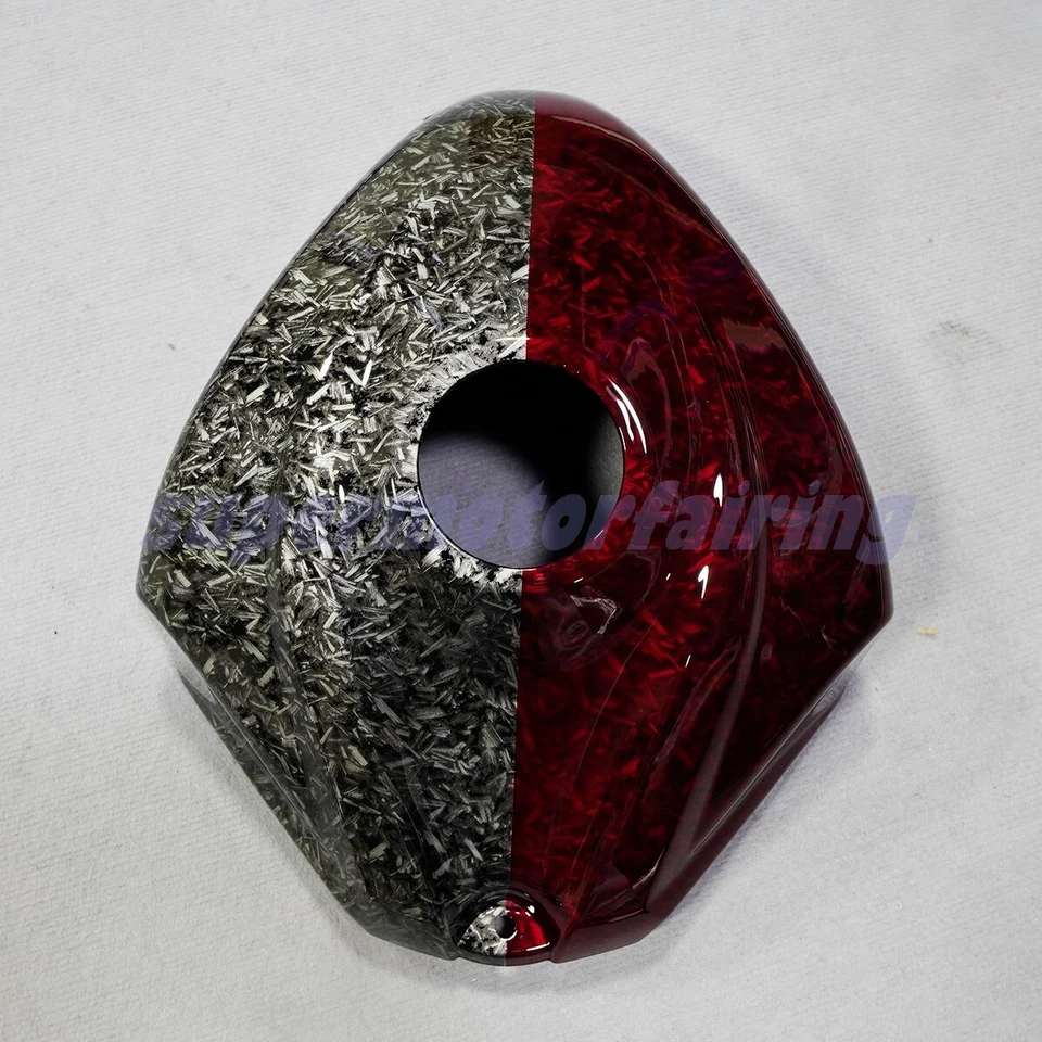 Kit de carenado de fibra de carbono forjado rojo negro + tanque apto para Suzuki GSXR600/750 2008-2010 Foto 3 de 4