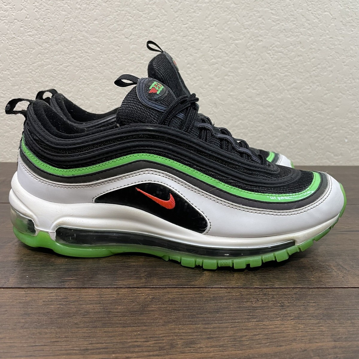 black and green 97s