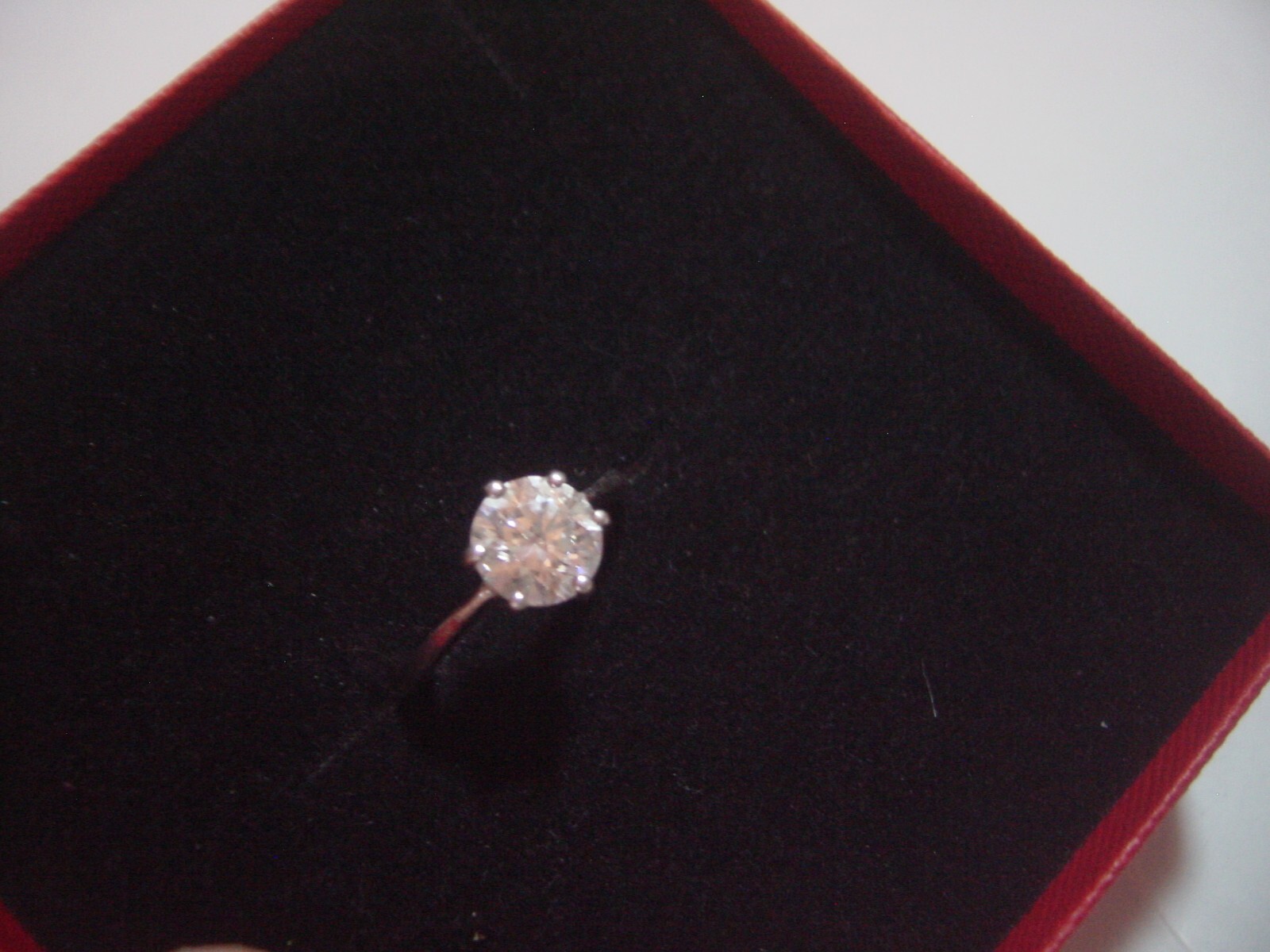 VINTAGE BEAUTIFUL SOLID SILVER RING-BIG SINGLE SP… - image 12