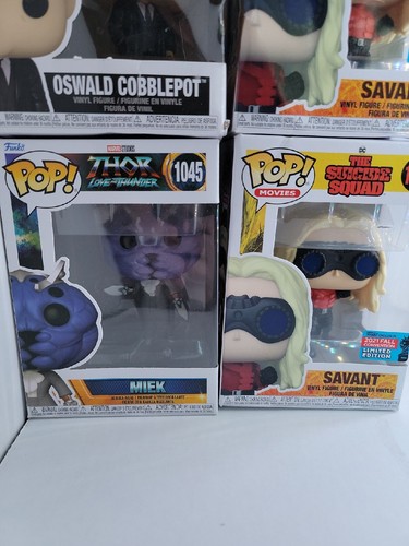 FUNKO POP LOT 4 FIGURES  BATMAN, THOR, SUICIDE SQUAD: Cobblepot, Meek, Savant(2) - Picture 3 of 24