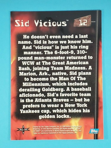 1999 Topps WCW Embossed - Pick One - Fill Your Set - Picture 25 of 145