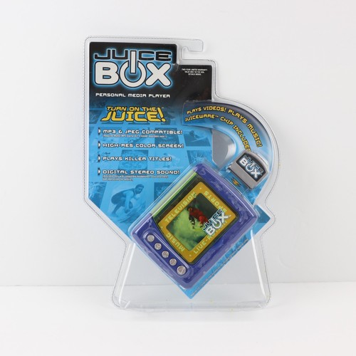 Mattel 2004 Juice Box Personal Media Player Blue Factory Seal