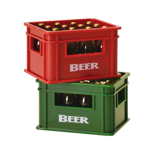 Bierkiste Flaschenöffner mit Magnet in rot - Bild 5 von 5
