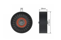NTY Spannrolle Keilrippenriemen FÜR Audi A4 A6 Seat Exeo Exeo ST 1.6/1.8/2.