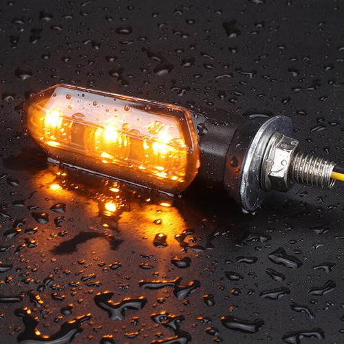 US 12V Motorcycle Bike LED Amber Front & Back Turn Signal Indicator Light New - Picture 10 of 13