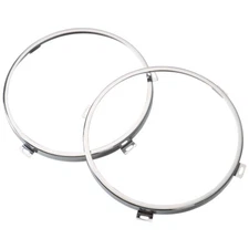 7 inch Car Headlight Mounting Ring Trim Bracket for Jeep Wrangler JK 07-17 Iron